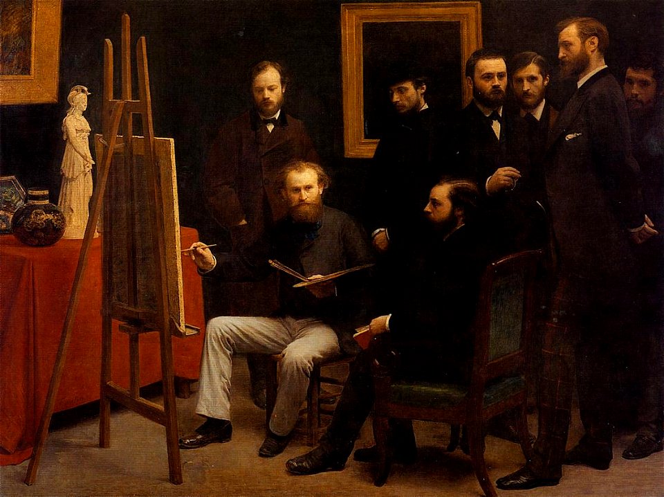 Henri Fantin-Latour A Studio on the Batignolles