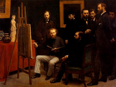 Henri Fantin-Latour A Studio on the Batignolles
