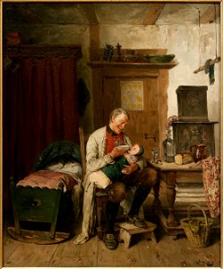 Farfar (August Jernberg) - Nationalmuseum - 132615
