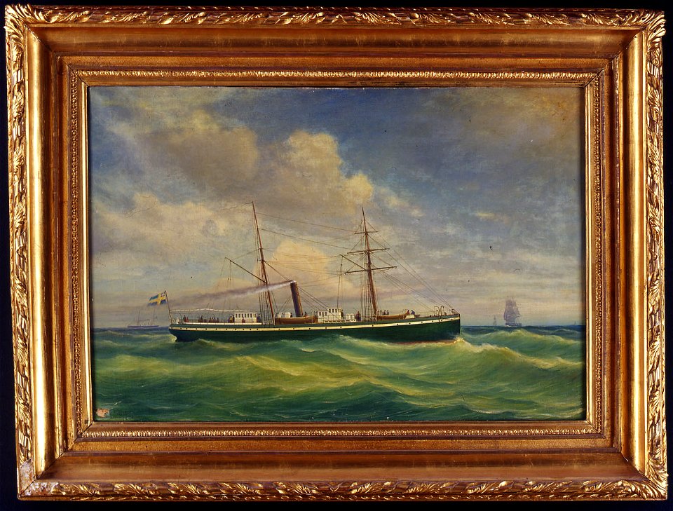 Fartygsporträtt-Passagerarångfartyg - Sjöhistoriska museet - S 0046