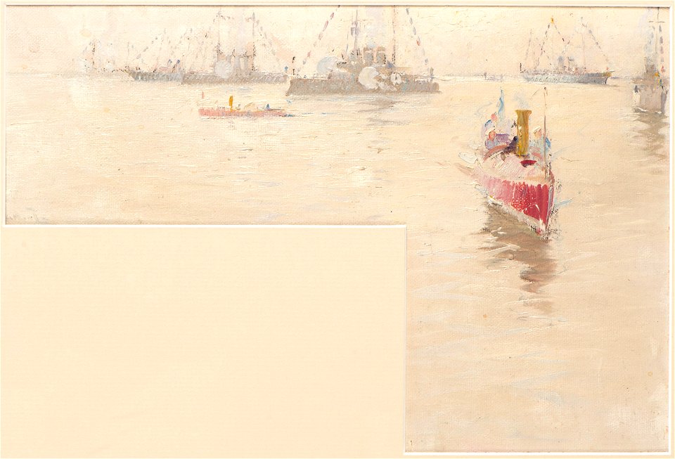 Fartygsporträtt-Pansarbåtar och jagare - Sjöhistoriska museet - O 10593