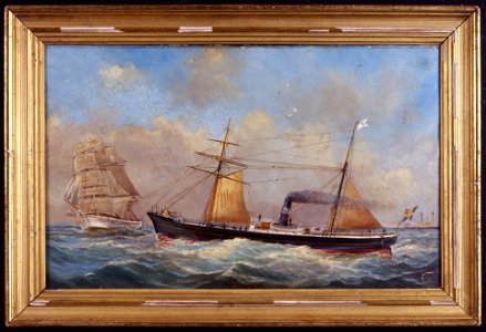 Fartygsporträtt-VALE. 1881 - Sjöhistoriska museet - S 0075