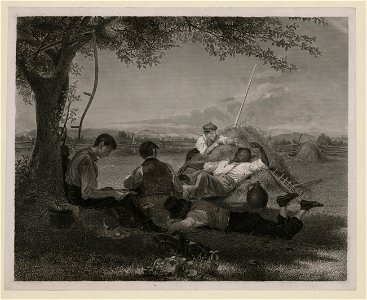 Farmers nooning, from the original picture in the possession of Jona. Sturges Esqr.) - Wm. S. Mount 1836 LCCN2013646592
