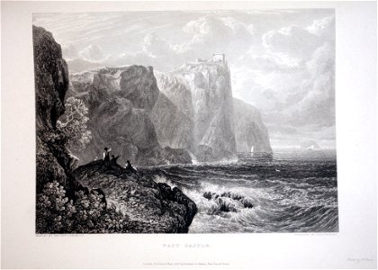Fast castle by William Miller after Rev J Thomson