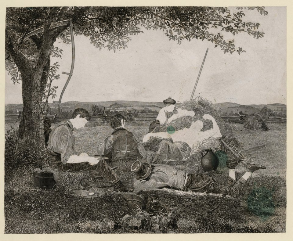 Farmers nooning, from the original picture in the possession of Jona. Sturges Esqr.) - Wm. S. Mount 1836 LCCN2013646598