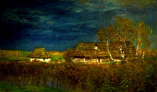 Farmstead by Mednyánszky