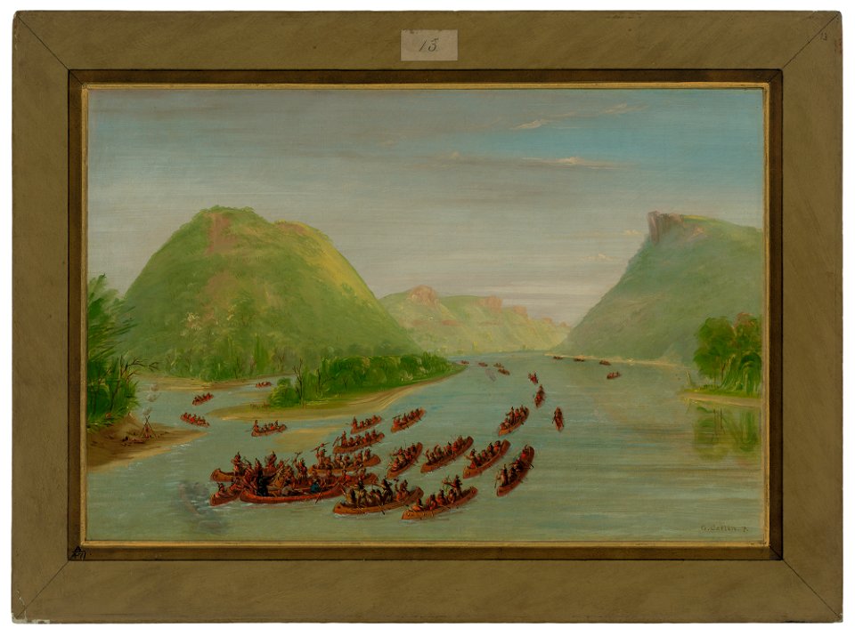 Father Hennepin and Two Companions Made Prisoners by the Sioux. April 168018471848 C17078