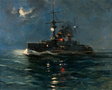 Fartygsporträtt-Franskt slagskepp - Sjöhistoriska museet - ID 273