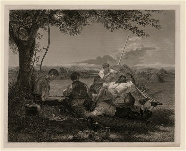 Farmers nooning, from the original picture in the possession of Jona. Sturges Esqr.) - Wm. S. Mount 1836 LCCN2013646597