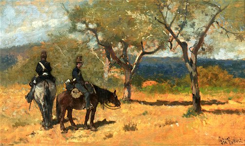 Fattori - Die Kundschafter, ca. 1900, 6004350
