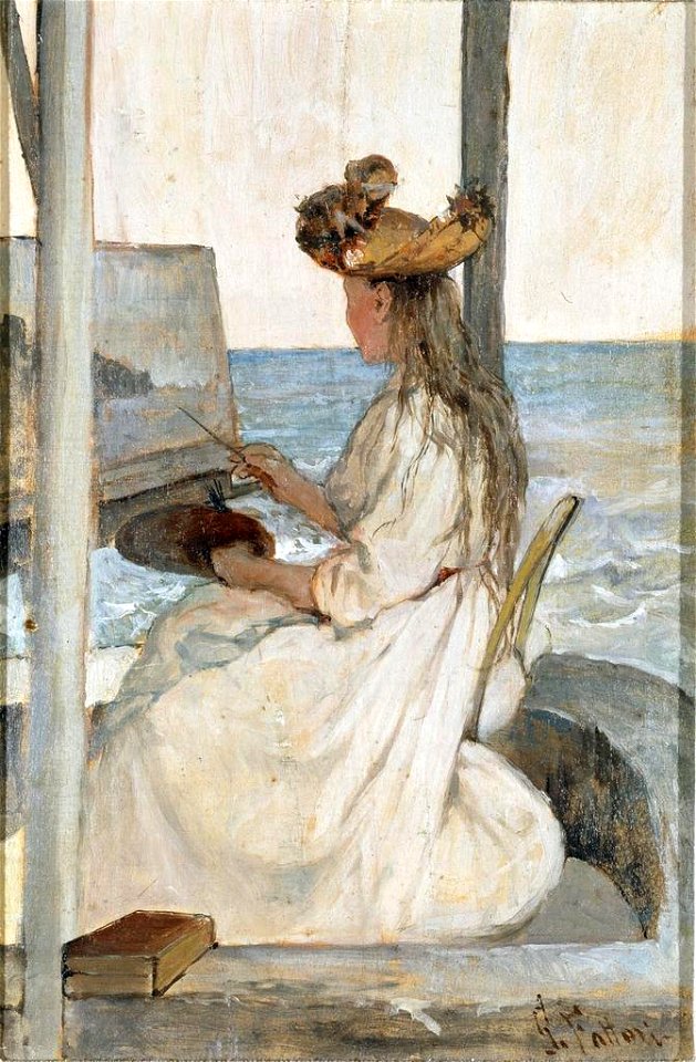 Fattori - La scolarina, 1893