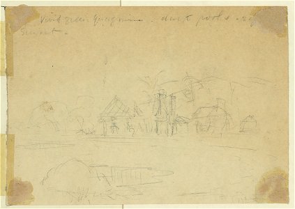 Farmhouses by a pond LCCN2004660844