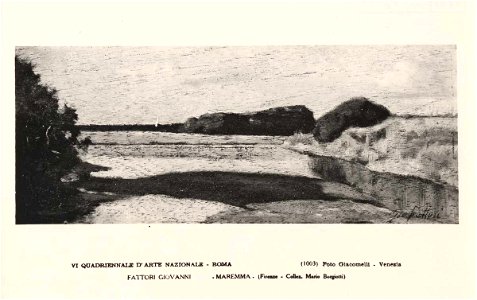 Fattori - Paesaggio, Collezione M. Borgiotti