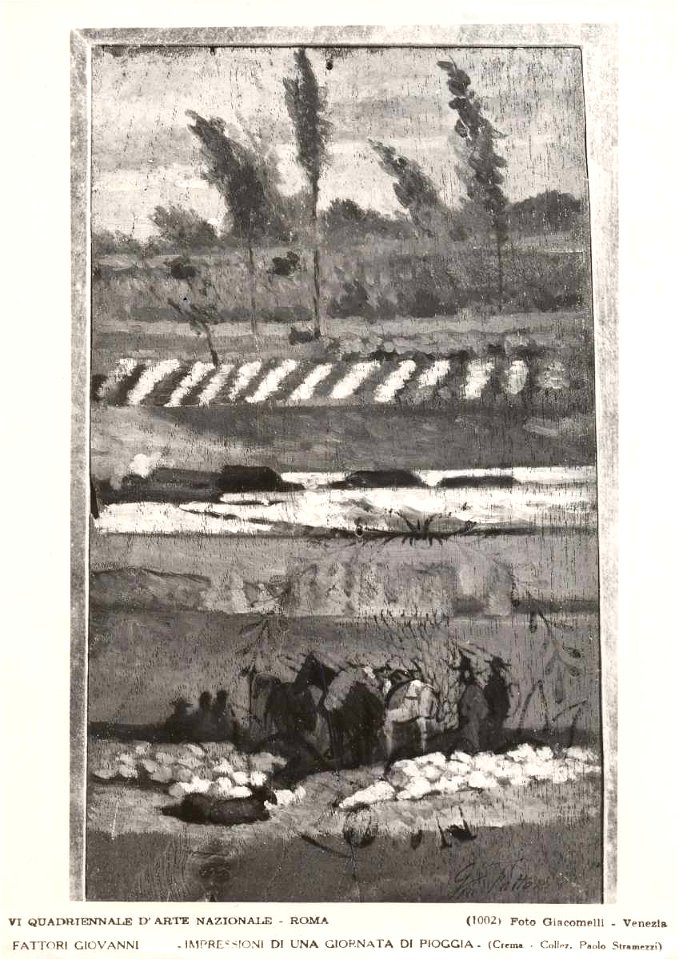 Fattori - Paesaggio, Collezione G. Malesci