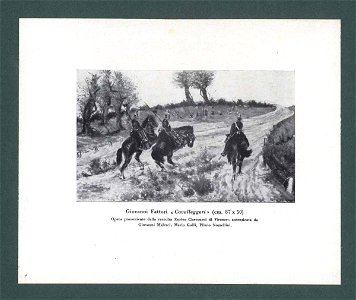 Fattori - Soldati a cavallo, Collezione E. Checcucci