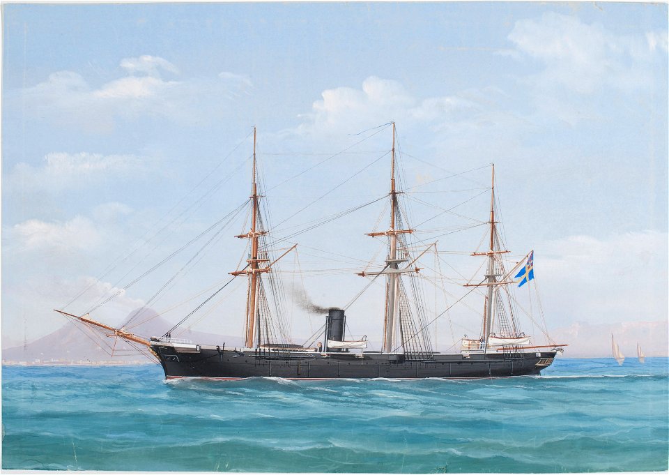 Fartygsporträtt - Sjöhistoriska museet - OB 445