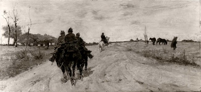 Fattori - Soldati a cavallo, Sacerdoti