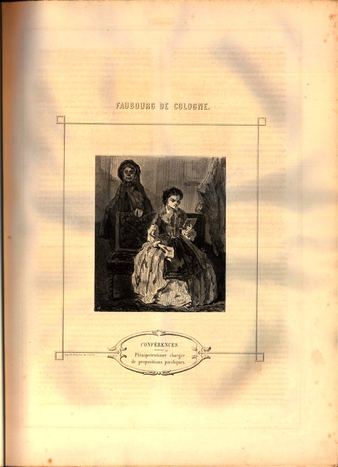Faubourg de Cologne. Plénipontentiaire chargée de propositions pacifiques (BM 1896,0511.468.12)