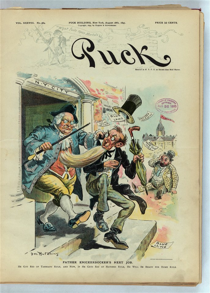 Father Knickerbocker's next job - F.M. Hutchins. LCCN2012648556