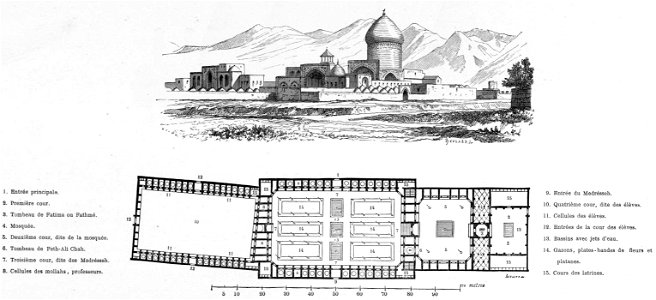 Fatima Masumeh Shrine by Pascal Coste