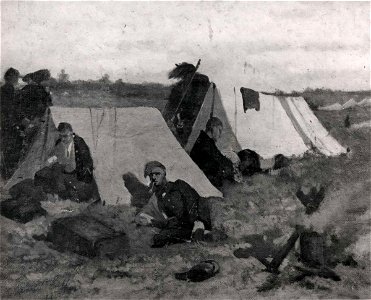 Fattori - Accampamento di bersaglieri, Collezione Bastianelli