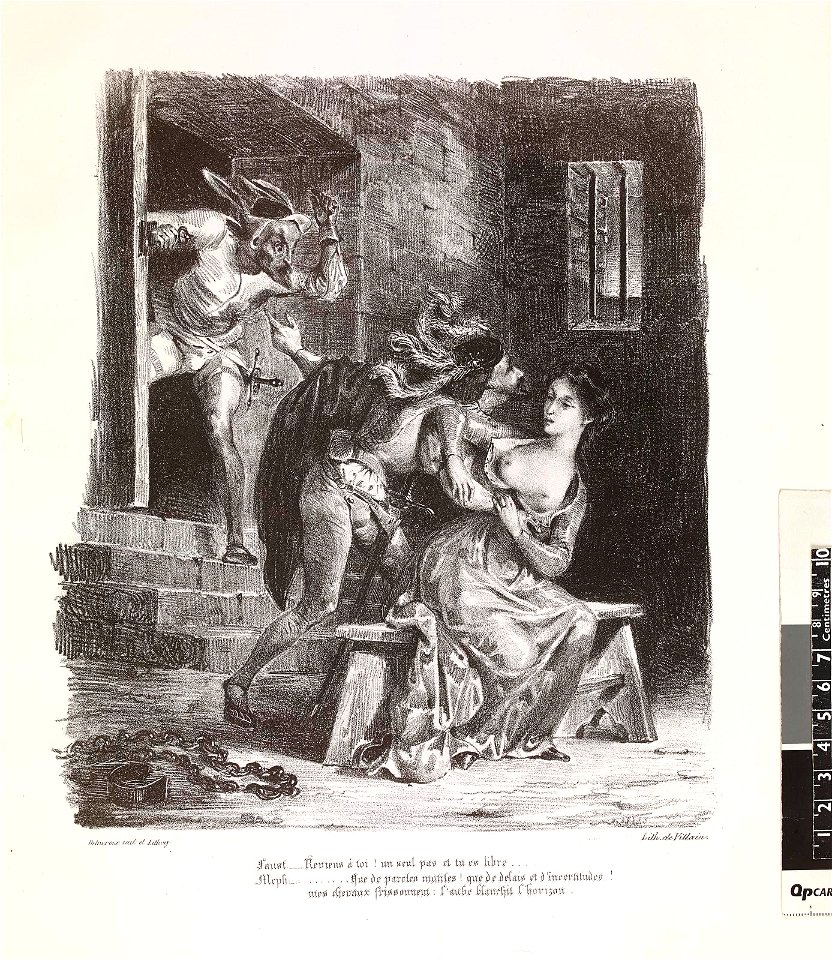 Faust dans la prison de Marguerite (Faust in Marguerite's prison) (BM 1924,1014.7.18 1)