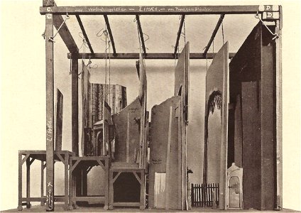 Faust Goethe Bühnenaufbau München, Theater-Museum