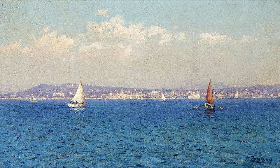 Fausto Zonaro Französische Riviera