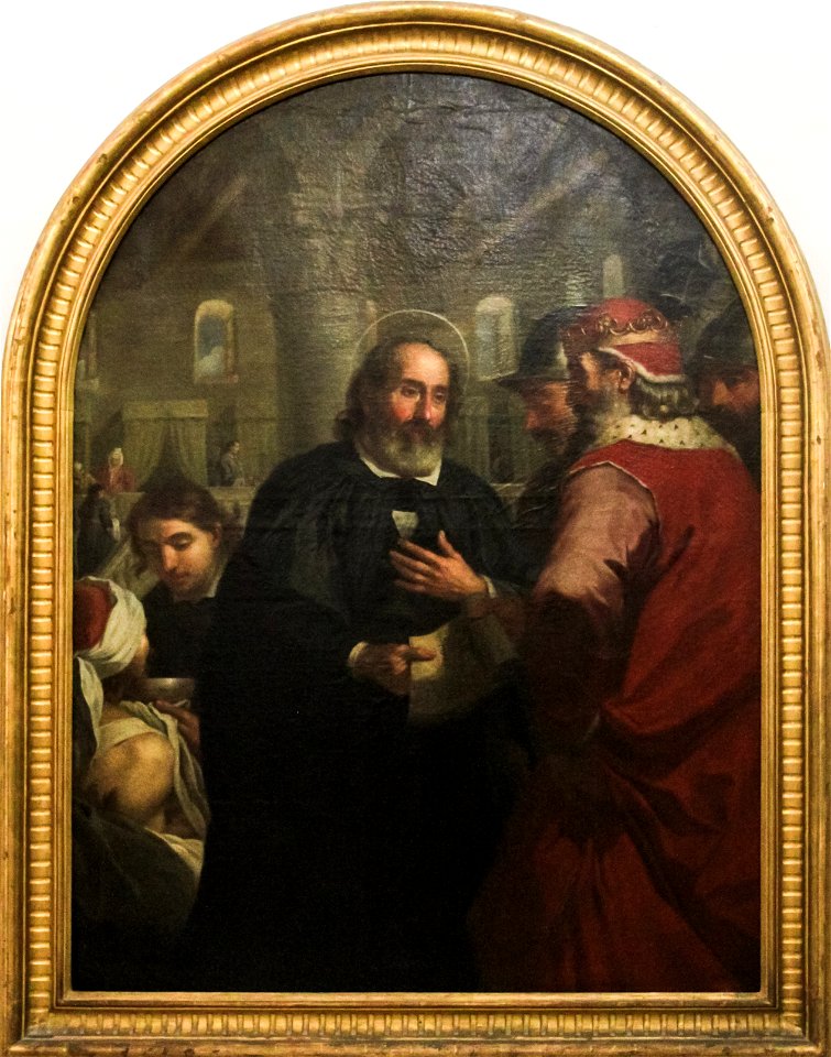 Favray - The Blessed Gerard Receiving Godfrey de Bouillon