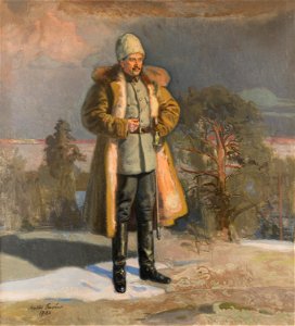Favén, Kenraali Mannerheim katselee Tampereen valloitusta