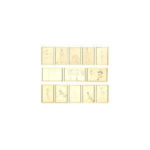 Fattori - SERIE DI 13 STUDI A DIVERSI SOGGETTI, lot.91