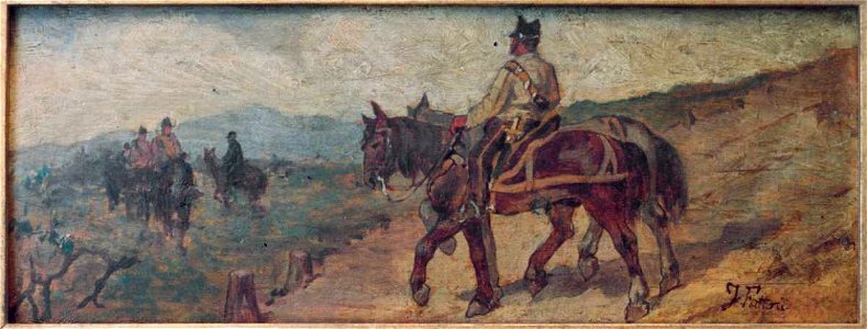 Fattori - Soldati a cavallo, 97308, Ubicazione sconosciuta