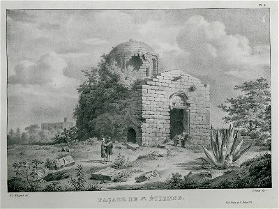 Façade de St Étienne - Rottiers Bernard Eugène Antoine - 1828