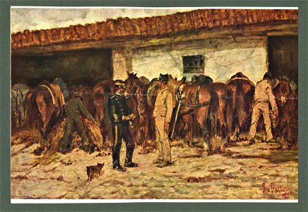 Fattori - Cavalli nella stalla, Ubicazione sconosciuta