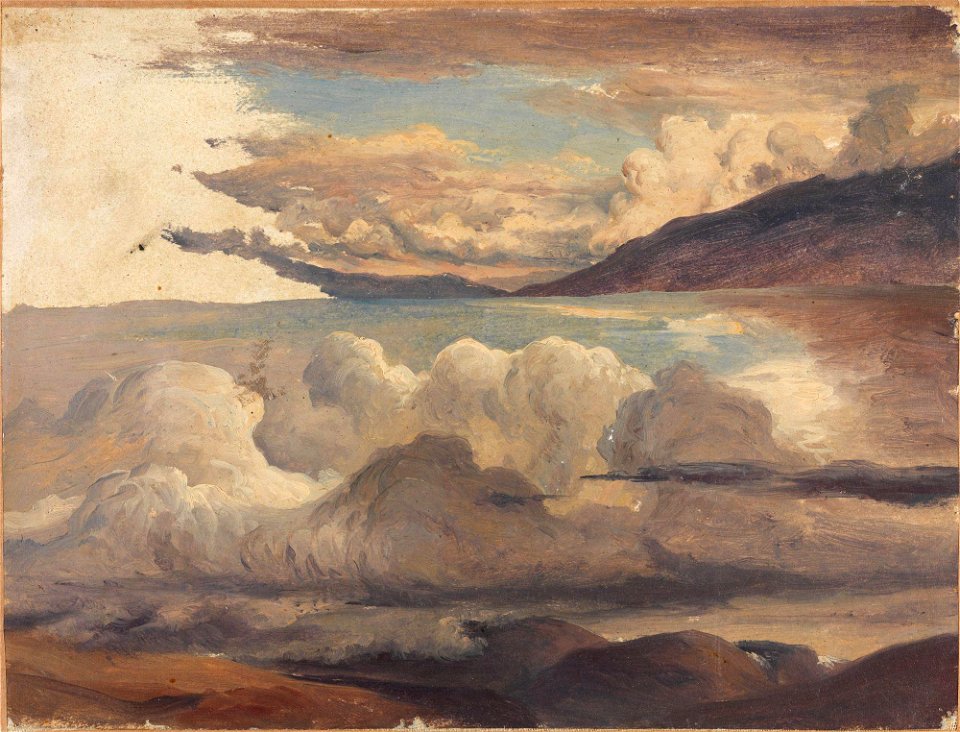 Thomas Fearnley - Clouds over the Fjord - NG.M.02447 - National Museum of Art, Architecture and Design
