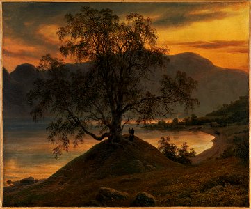 Thomas Fearnley - Old Birch Tree at the Sognefjord - NG.M.00363 - National Museum of Art, Architecture and Design