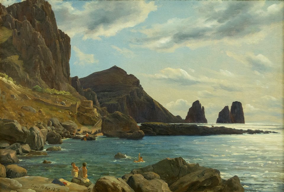 From Capri - Fra Capri - Thomas Fearnley - IMG 9801- national gallery oslo (cropped-2)