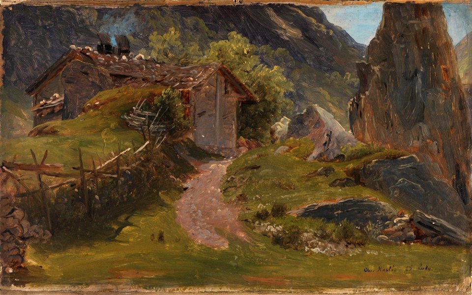 Thomas Fearnley - From Oberhasli in Switzerland - NG.M.00426-043 - National Museum of Art, Architecture and Design