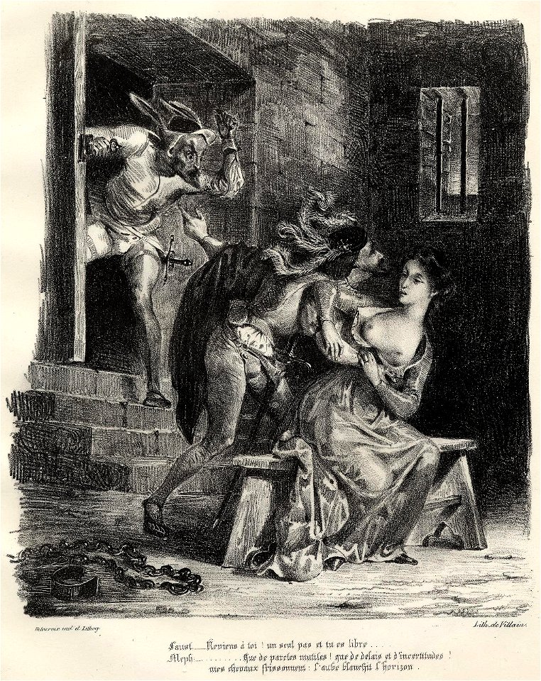 Faust dans la prison de Marguerite (Faust in Marguerite's prison) (BM 1924,1014.7.18)