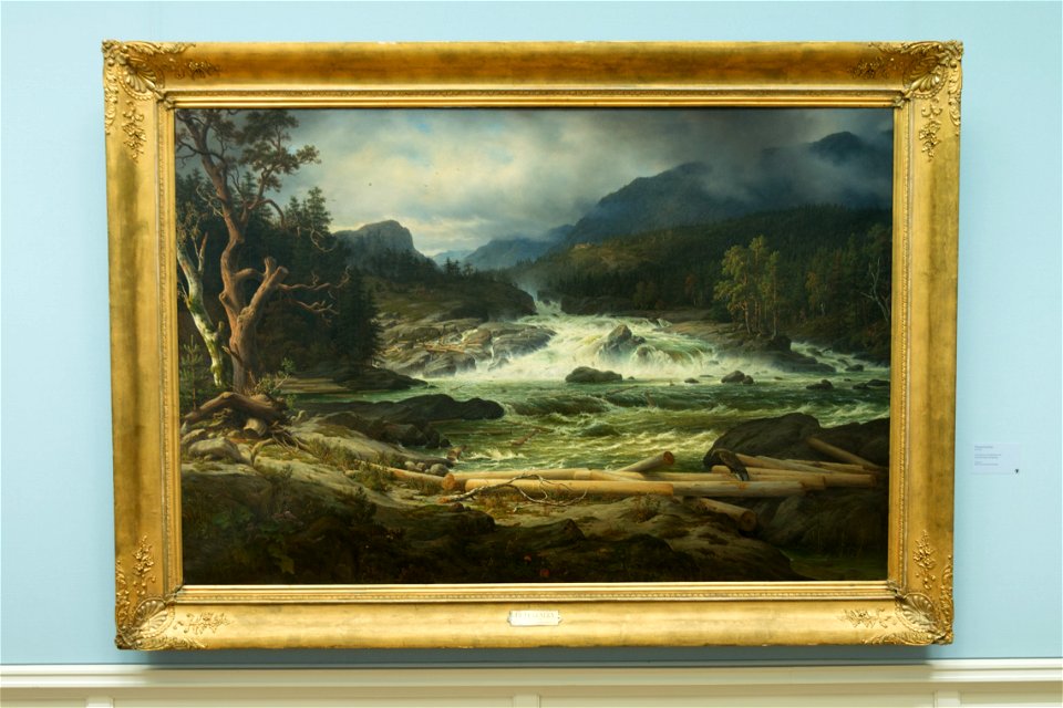 Thomas Fearnley - The Labro Falls at Kongsberg - Labrofossen ved Kongsberg - IMG 9619 - Nasjonalgalleriet