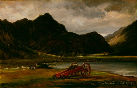 Thomas Fearnley - The Cannon at Derwentwater - NG.M.02333 - National Museum of Art, Architecture and Design