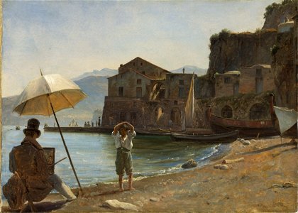 Thomas Fearnley - The Painter and the Boy - NG.M.01750 - National Museum of Art, Architecture and Design