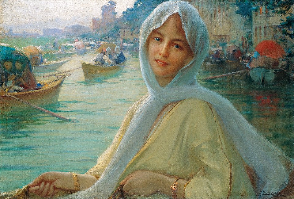 Fausto Zonaro - Amusement at Göksu - Google Art Project