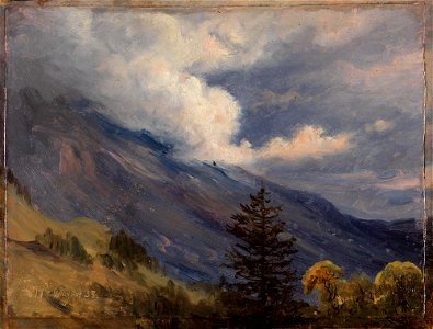 Thomas Fearnley - View from Grindelwald in Switzerland - NG.M.00386 - National Museum of Art, Architecture and Design