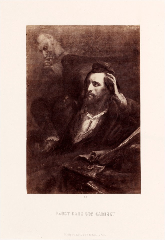 Faust dans son cabinet, objectnr FA 1349
