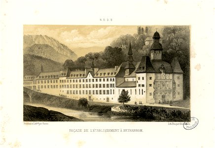 Façade de l'établissement à Betharram - Fonds Ancely - B315556101 A GORSE 12 032
