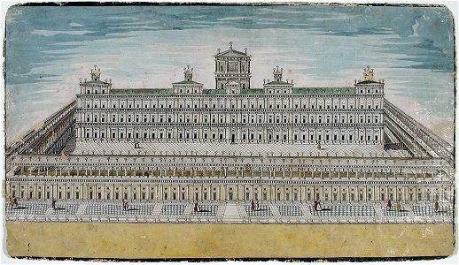 Façade of a European Palace (from a European print) (6125141736)