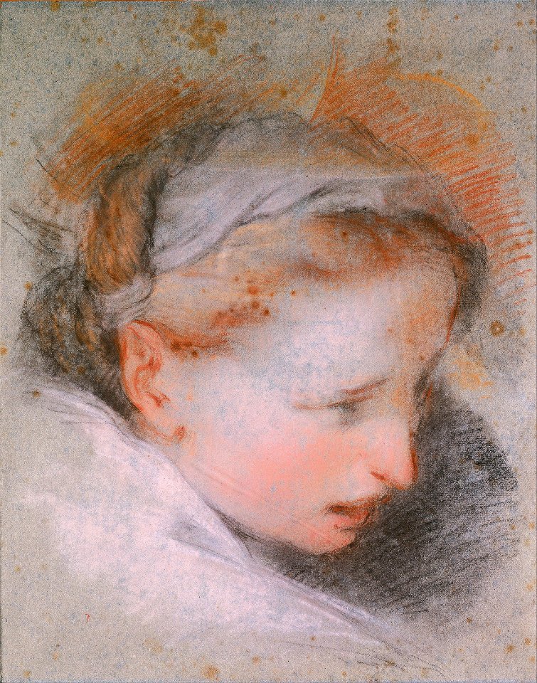 Federico Barocci - Head of a Woman, 1568-1569 - Google Art Project