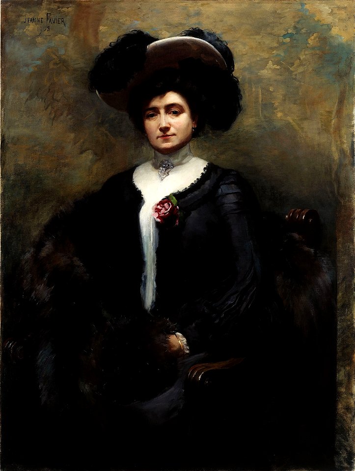 Favier, Jeanne-Magdeleine - Portrait de Marie-Louise Cognacq, née Jay - 1988.6 - Musée Cognacq-Jay