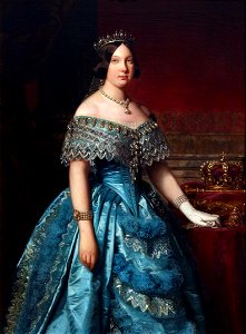 Federico de Madrazo - Isabella II - Google Art Project. Free illustration for personal and commercial use.